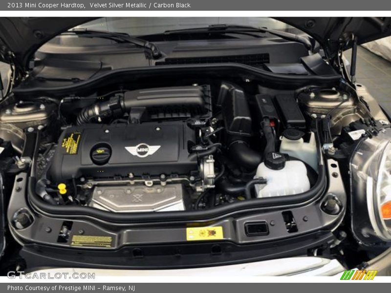 Velvet Silver Metallic / Carbon Black 2013 Mini Cooper Hardtop