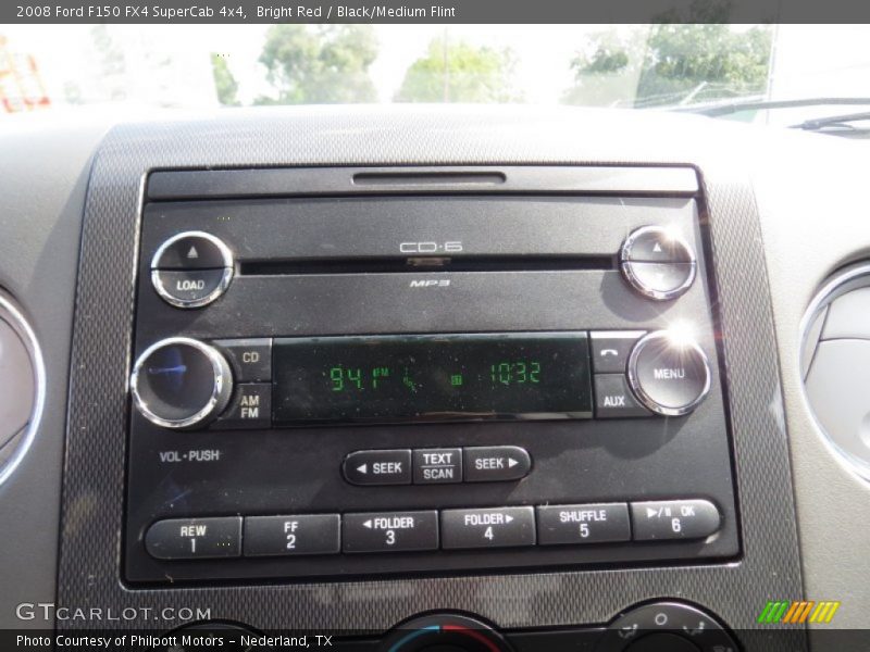 Bright Red / Black/Medium Flint 2008 Ford F150 FX4 SuperCab 4x4