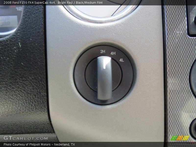 Bright Red / Black/Medium Flint 2008 Ford F150 FX4 SuperCab 4x4