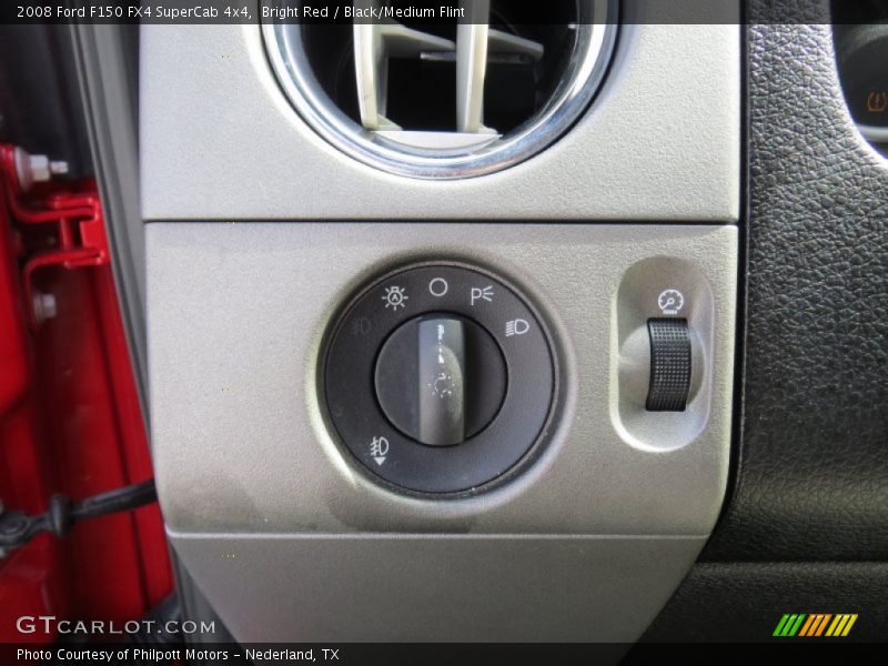 Bright Red / Black/Medium Flint 2008 Ford F150 FX4 SuperCab 4x4