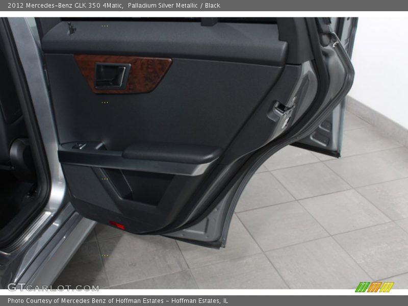 Palladium Silver Metallic / Black 2012 Mercedes-Benz GLK 350 4Matic