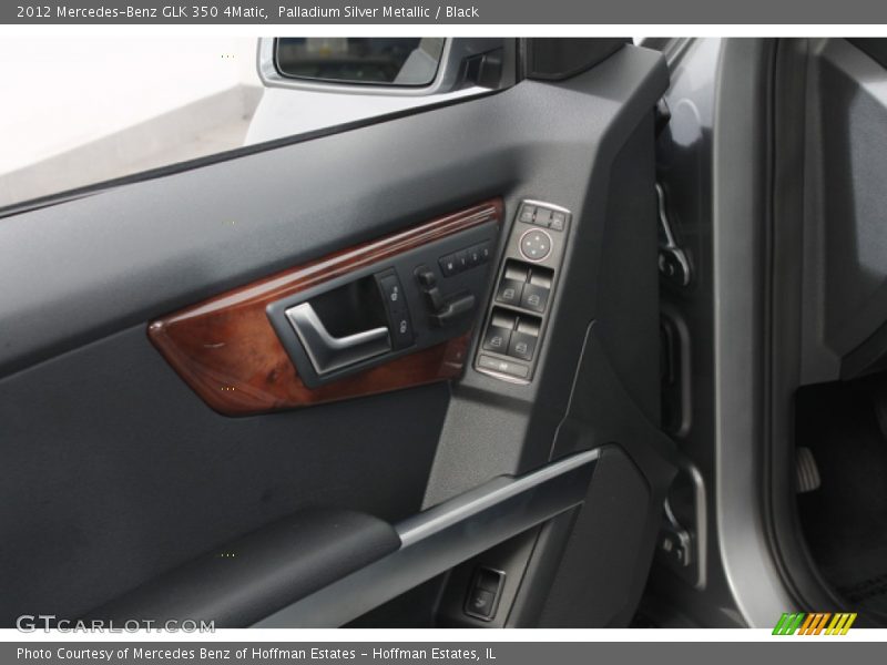 Palladium Silver Metallic / Black 2012 Mercedes-Benz GLK 350 4Matic