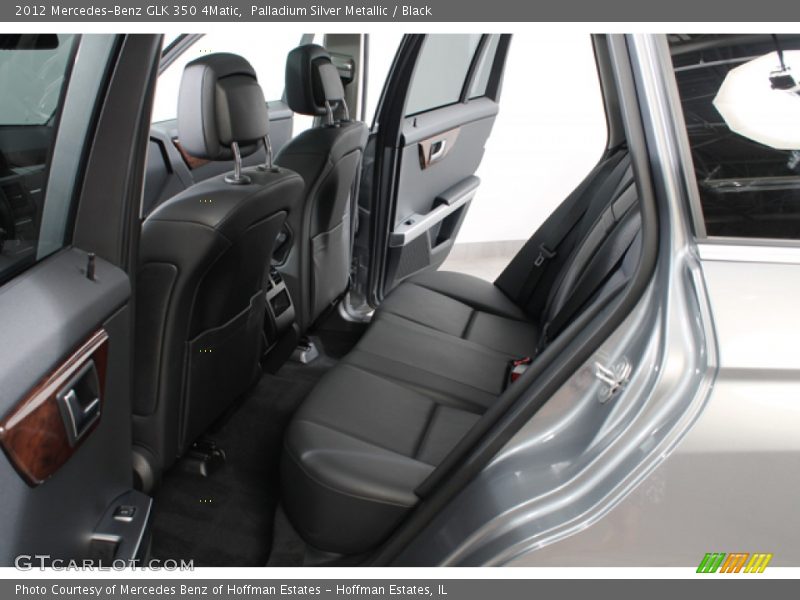 Palladium Silver Metallic / Black 2012 Mercedes-Benz GLK 350 4Matic