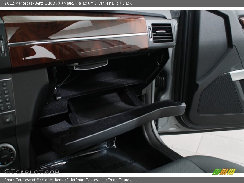 Palladium Silver Metallic / Black 2012 Mercedes-Benz GLK 350 4Matic