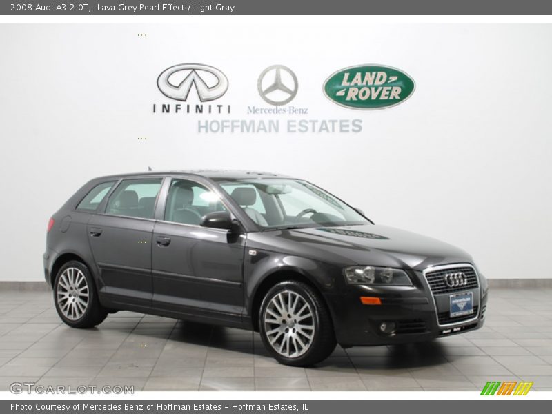 Lava Grey Pearl Effect / Light Gray 2008 Audi A3 2.0T