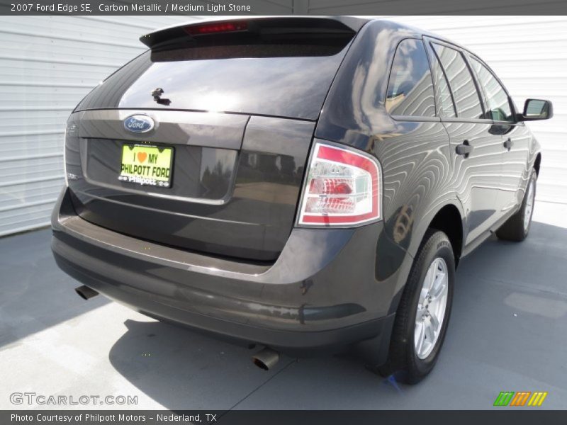 Carbon Metallic / Medium Light Stone 2007 Ford Edge SE