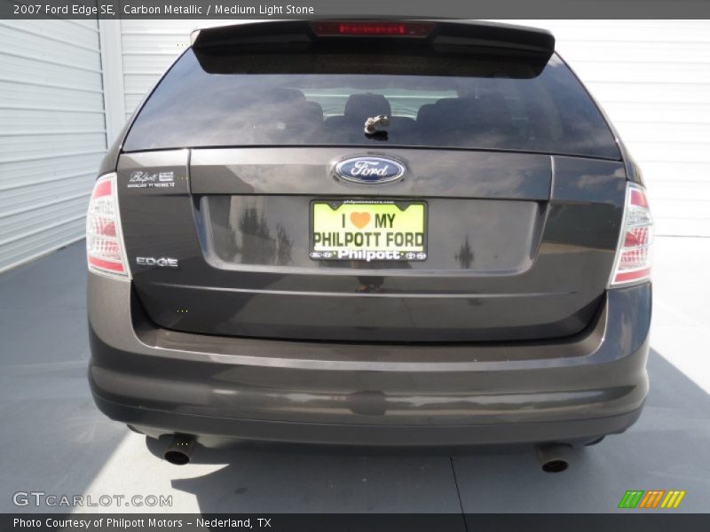 Carbon Metallic / Medium Light Stone 2007 Ford Edge SE