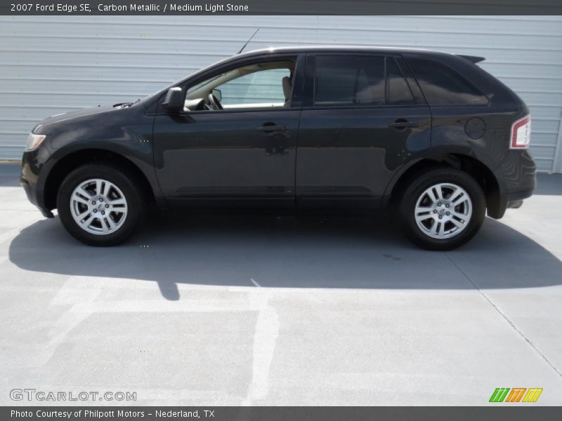 Carbon Metallic / Medium Light Stone 2007 Ford Edge SE