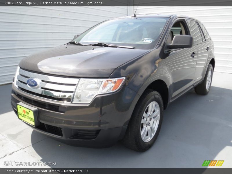 Carbon Metallic / Medium Light Stone 2007 Ford Edge SE
