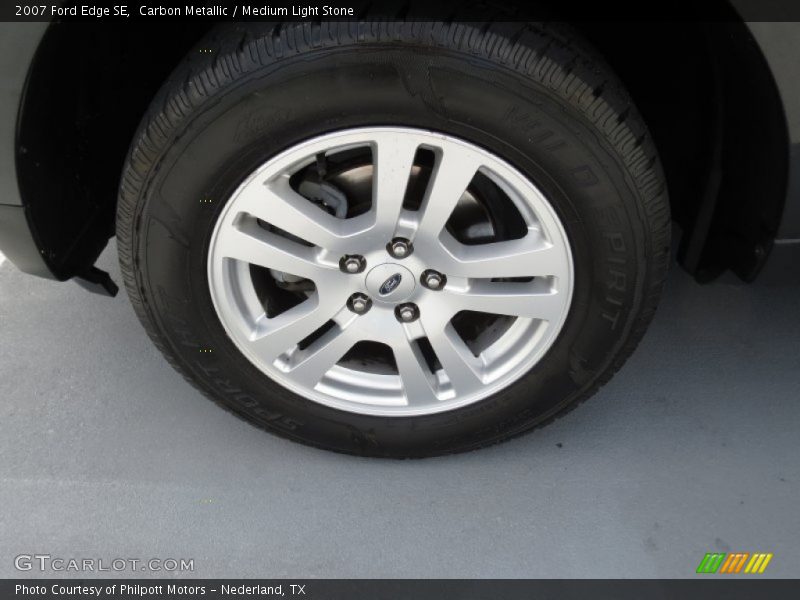 Carbon Metallic / Medium Light Stone 2007 Ford Edge SE
