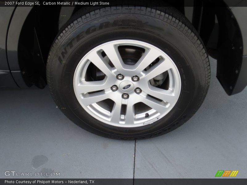 Carbon Metallic / Medium Light Stone 2007 Ford Edge SE