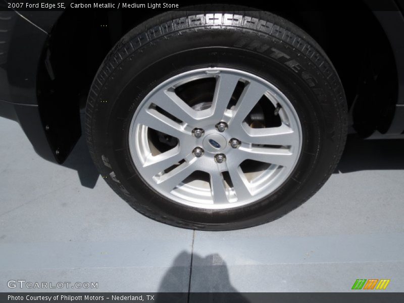 Carbon Metallic / Medium Light Stone 2007 Ford Edge SE