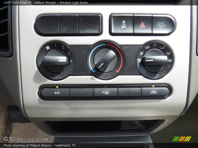 Carbon Metallic / Medium Light Stone 2007 Ford Edge SE