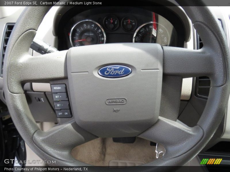 Carbon Metallic / Medium Light Stone 2007 Ford Edge SE