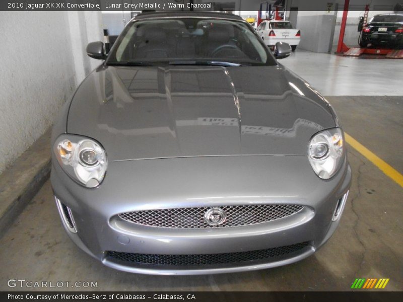 Lunar Grey Metallic / Warm Charcoal 2010 Jaguar XK XK Convertible