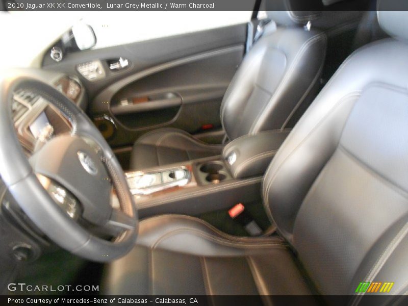 Lunar Grey Metallic / Warm Charcoal 2010 Jaguar XK XK Convertible