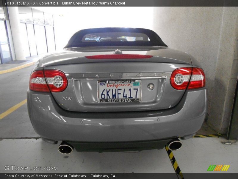 Lunar Grey Metallic / Warm Charcoal 2010 Jaguar XK XK Convertible