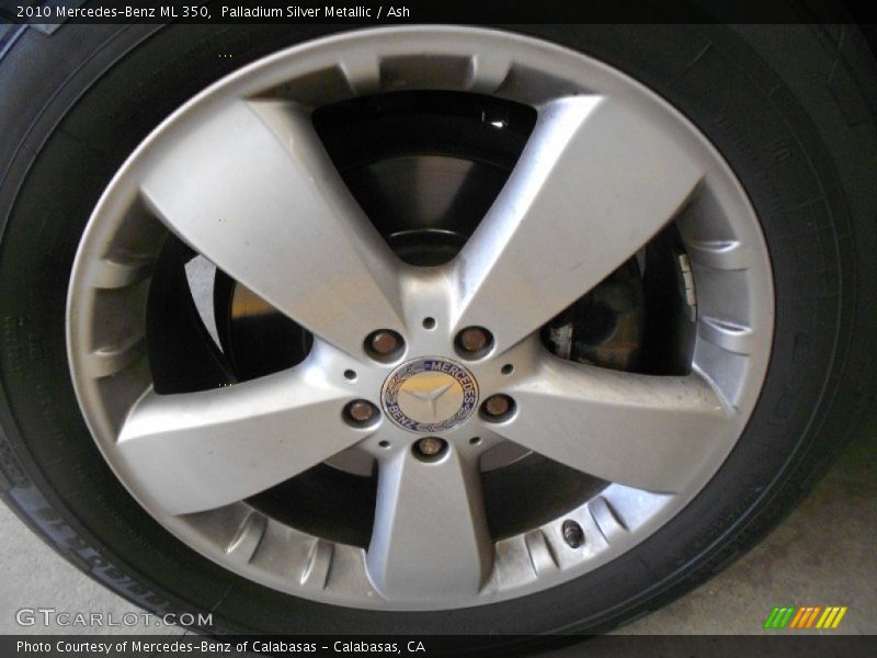 Palladium Silver Metallic / Ash 2010 Mercedes-Benz ML 350