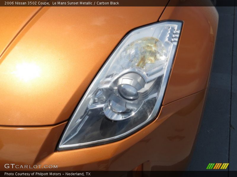 Le Mans Sunset Metallic / Carbon Black 2006 Nissan 350Z Coupe