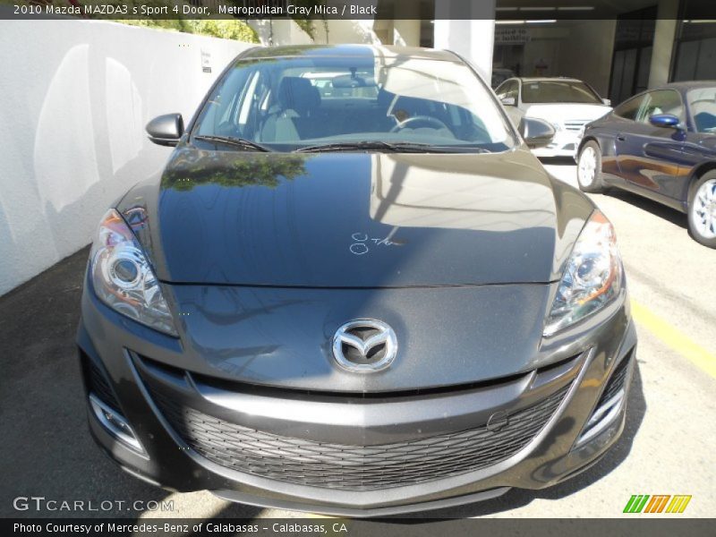 Metropolitan Gray Mica / Black 2010 Mazda MAZDA3 s Sport 4 Door
