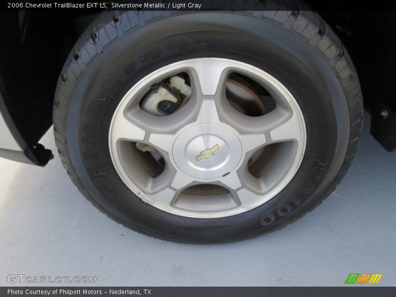 Silverstone Metallic / Light Gray 2006 Chevrolet TrailBlazer EXT LS