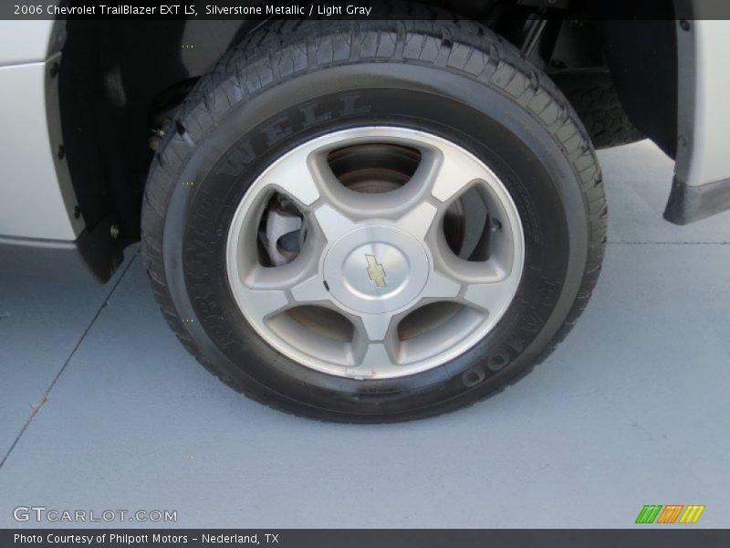 Silverstone Metallic / Light Gray 2006 Chevrolet TrailBlazer EXT LS