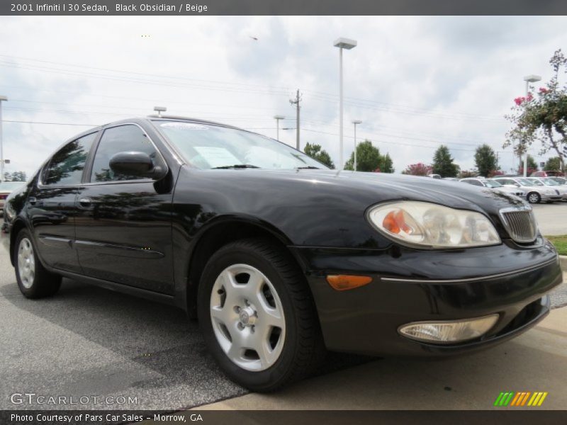 Black Obsidian / Beige 2001 Infiniti I 30 Sedan