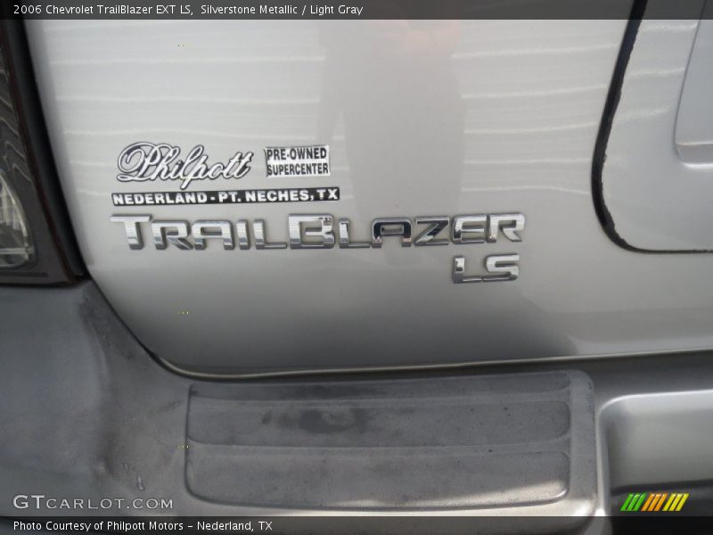 Silverstone Metallic / Light Gray 2006 Chevrolet TrailBlazer EXT LS