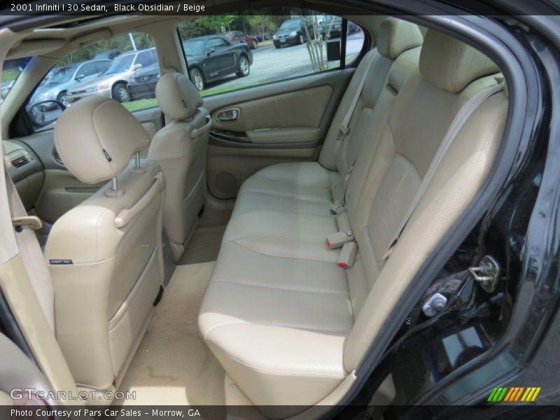 Black Obsidian / Beige 2001 Infiniti I 30 Sedan