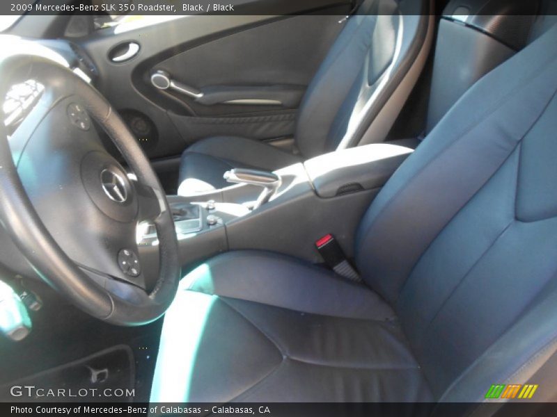 Black / Black 2009 Mercedes-Benz SLK 350 Roadster