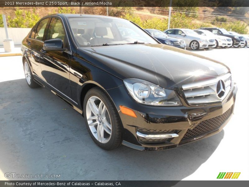 Black / Almond/Mocha 2013 Mercedes-Benz C 250 Sport