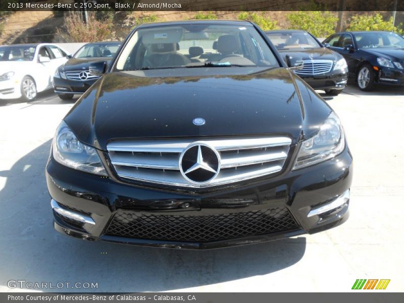 Black / Almond/Mocha 2013 Mercedes-Benz C 250 Sport