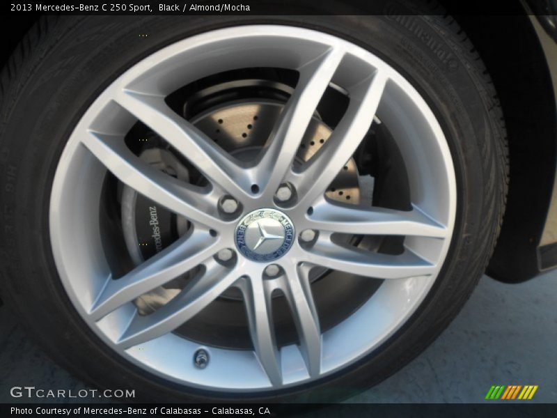 Black / Almond/Mocha 2013 Mercedes-Benz C 250 Sport
