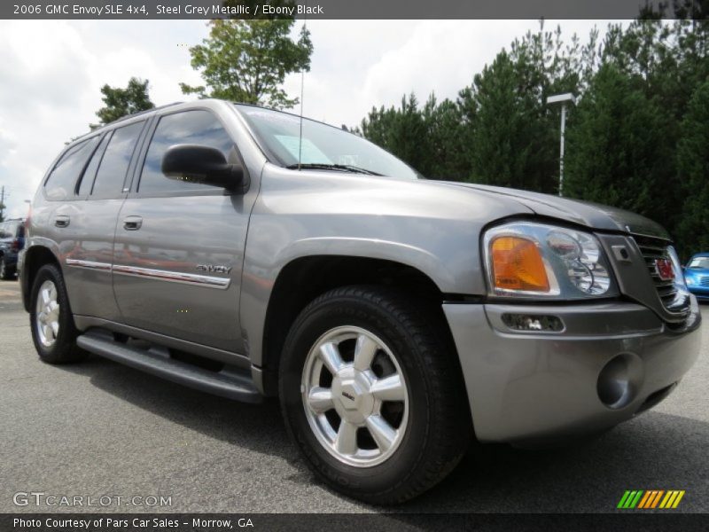 Steel Grey Metallic / Ebony Black 2006 GMC Envoy SLE 4x4