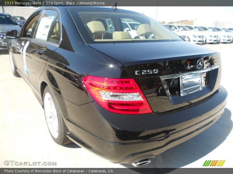 Black / Almond/Mocha 2013 Mercedes-Benz C 250 Sport