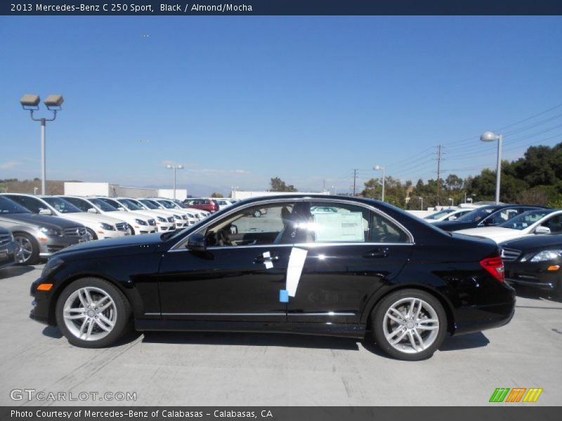 Black / Almond/Mocha 2013 Mercedes-Benz C 250 Sport