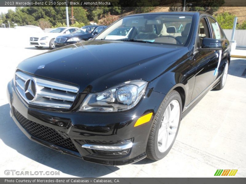 Black / Almond/Mocha 2013 Mercedes-Benz C 250 Sport