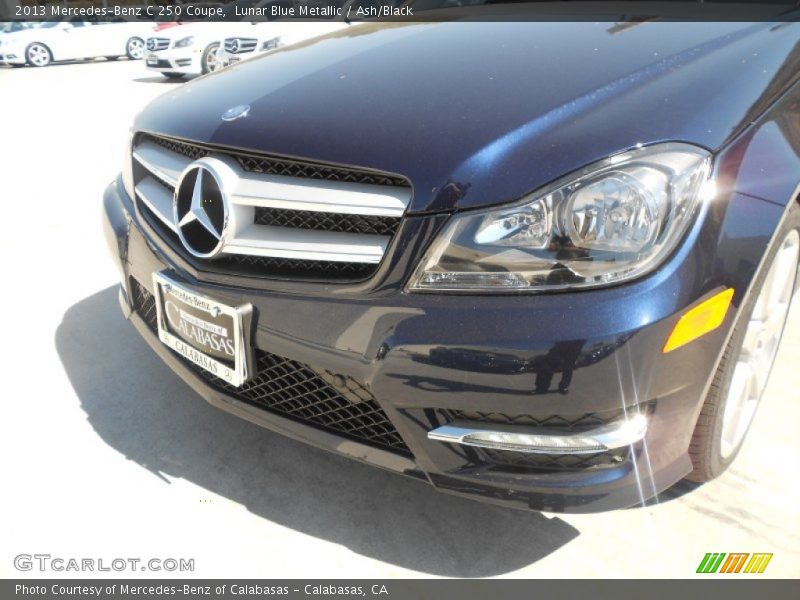 Lunar Blue Metallic / Ash/Black 2013 Mercedes-Benz C 250 Coupe