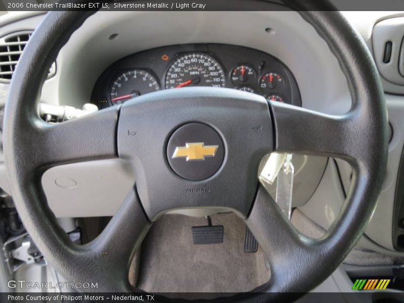 Silverstone Metallic / Light Gray 2006 Chevrolet TrailBlazer EXT LS