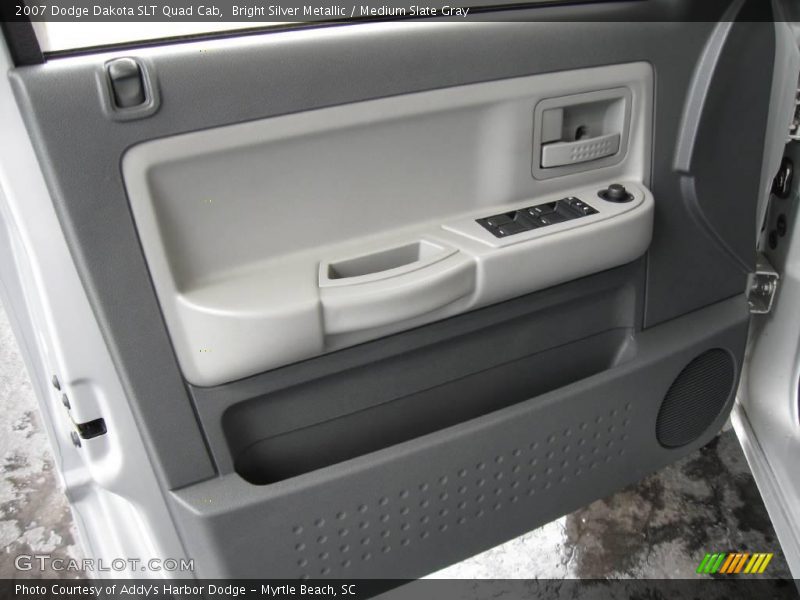 Bright Silver Metallic / Medium Slate Gray 2007 Dodge Dakota SLT Quad Cab