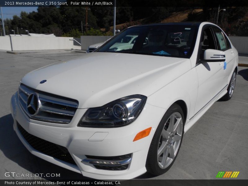 Front 3/4 View of 2013 C 350 Sport