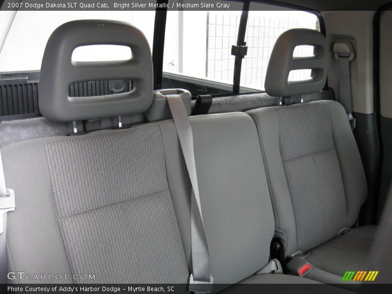 Bright Silver Metallic / Medium Slate Gray 2007 Dodge Dakota SLT Quad Cab