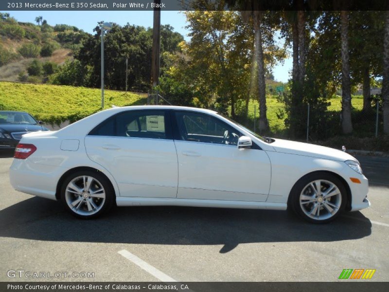 Polar White / Black 2013 Mercedes-Benz E 350 Sedan