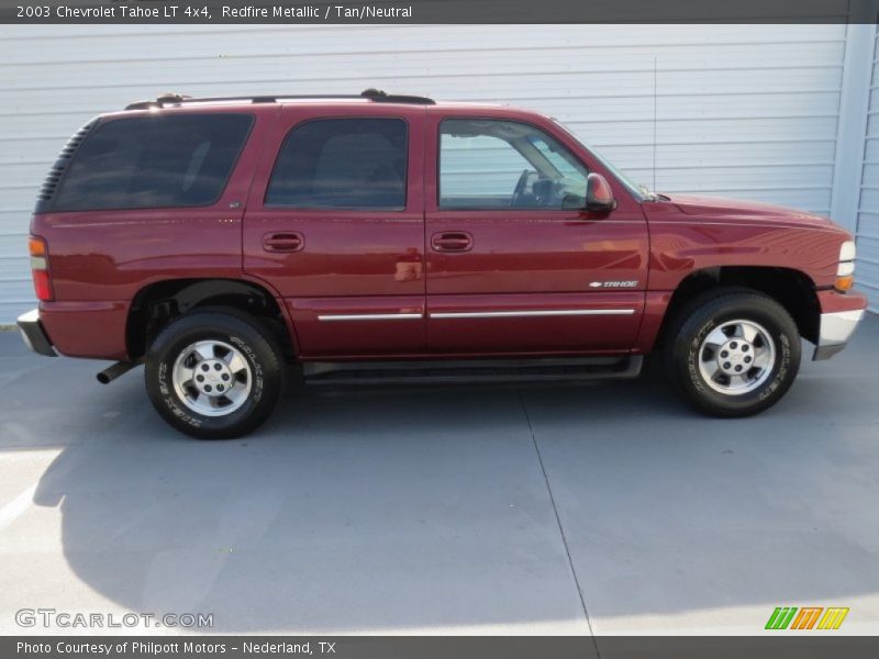 Redfire Metallic / Tan/Neutral 2003 Chevrolet Tahoe LT 4x4