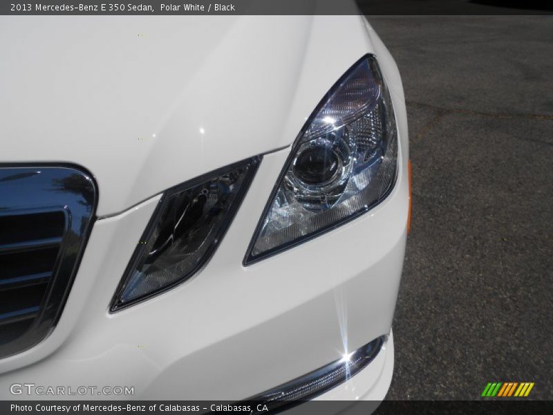 Polar White / Black 2013 Mercedes-Benz E 350 Sedan