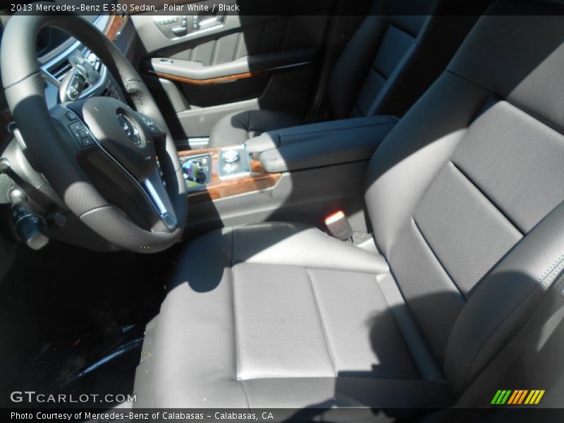 Polar White / Black 2013 Mercedes-Benz E 350 Sedan