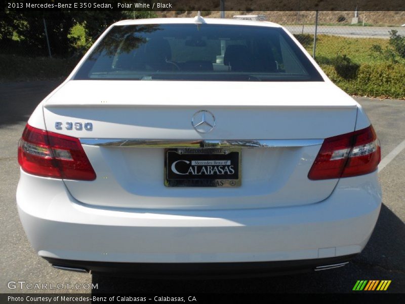 Polar White / Black 2013 Mercedes-Benz E 350 Sedan