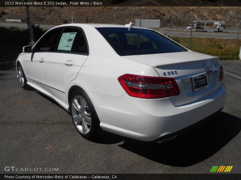 Polar White / Black 2013 Mercedes-Benz E 350 Sedan