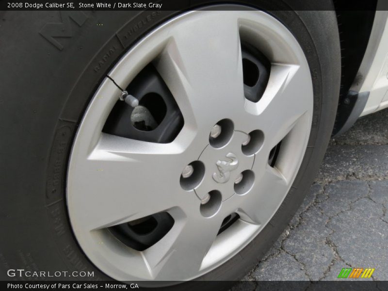 Stone White / Dark Slate Gray 2008 Dodge Caliber SE
