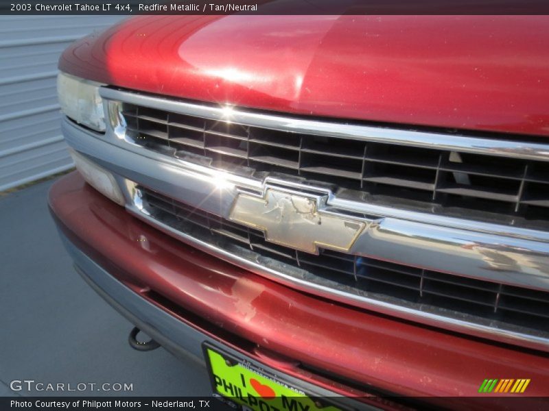 Redfire Metallic / Tan/Neutral 2003 Chevrolet Tahoe LT 4x4